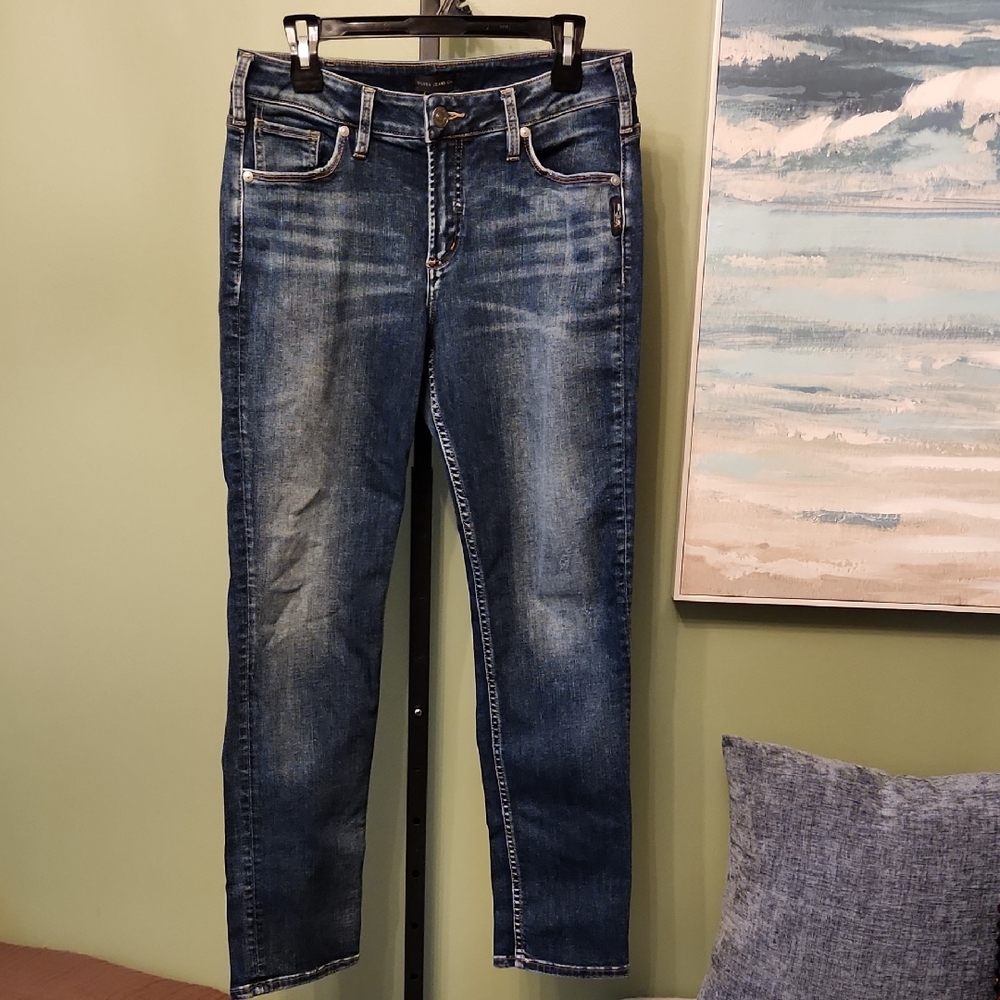 Silver Jeans Dark Blue Jeans